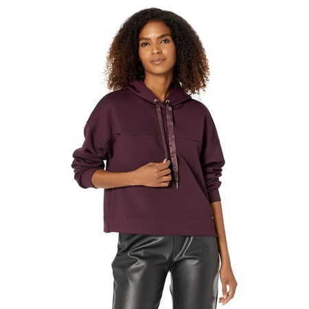 Calvin Klein Hoodie with Seam Detail Aubergine XS (US 0-2) | Walmart Canada Calvin Klein Hoodie with Seam Detail Aubergine XS (US 0-2) | Walmart Canada