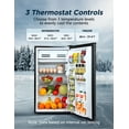 TaoTronics Mini Fridge with Freezer, 3.3 Cubic feet, Compact