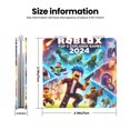 thumbnail image 2 of Qekee Roblox Print Compact Makeup Mirror Folding Mini Pocket Mirror Portable Hand Mirror Double-Sided 2 x 1x Magnification for Woman Girls-Square, 2 of 7