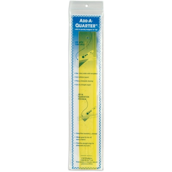 CM Designs 12"" Ruler Transparent Yellow