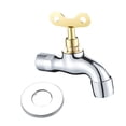 thumbnail image 4 of koolsoo Lockable Faucet Replacement with Key Outdoor Faucet for Workshop Garden Home 4 Points 9.5x9.2x2cm, 4 of 9