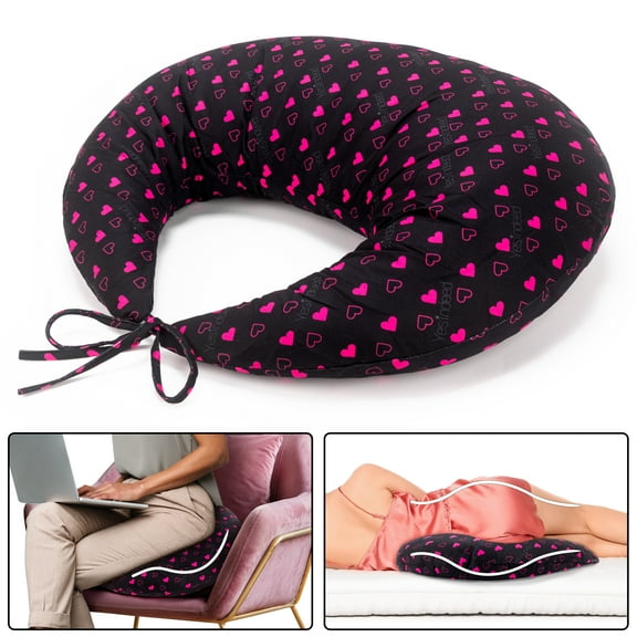 Premium BBl Pillow for Sitting And Sleeping , Butt Shaped Pillow Donut Cushion