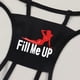 thumbnail image 3 of Lencería Sexy con estampado de silueta y eslogan para mujer, ropa interior seductor, tangas súper calientes, G-string, Correa fina, cintura baja, parte trasera en T elástica, 3 of 4
