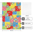 thumbnail image 2 of 6 Pcs Pioneer Flower Floral Print Pattern Kitchen Towels, Funny Microfiber Dish Towel Set, 18" X 26" Tea Towels, 2 of 6