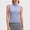Purple women high neck tank top a1, variant on Women High Neck Sleeveless Zip Cut Out Slim Tank Top Workout Basic, Black S
