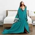 thumbnail image 5 of Coastal Carolina University Fleece Blanket, Very Soft Microfiber Flannel Blanket for Couch Warm and Cozy for All Seasons, 5 of 6