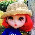 thumbnail image 4 of Para 1/6 Doll Head 3D con exquisito maquillaje, cabezas de muñecas para Blythe Doll segundo Sunnimix Cabeza de muñeca pintada a mano, 4 of 8