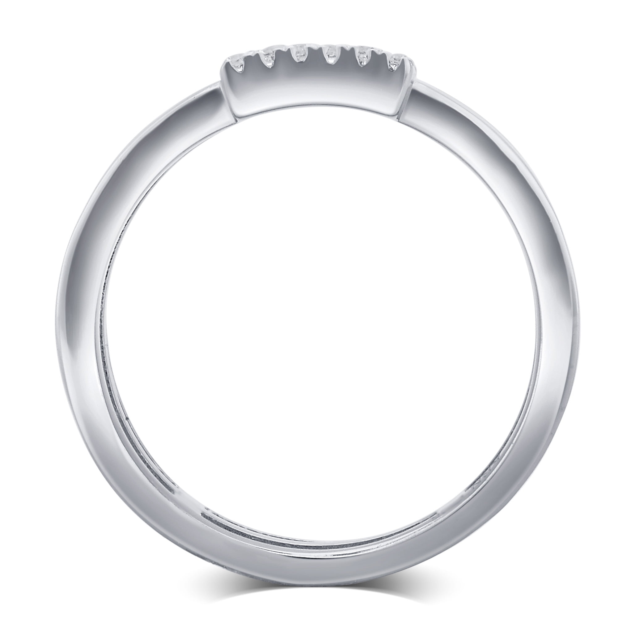 1/5 Carat T.W Roman Digit "II" Cubic Zirconia Fashion Ring, Sterling Silver