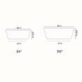 thumbnail image 7 of The HC Companies 24 Inch Eclipse Window Planter - Indoor Outdoor Rectangular Plant Pot with Removable Saucer for Flowers, Herbs, Clay, 7 of 7