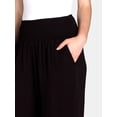 thumbnail image 4 of No Boundaries Wide Leg Pants, Women's and Women's Plus, 4 of 5