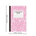 thumbnail image 3 of XEOVHV A5 Composition Notebooks Bulk Wide Ruled Composition Notebook Wide Ruled Notebooks Marble Covers Notebook for Student Classroom Office Supplies,Pink, 3 of 8