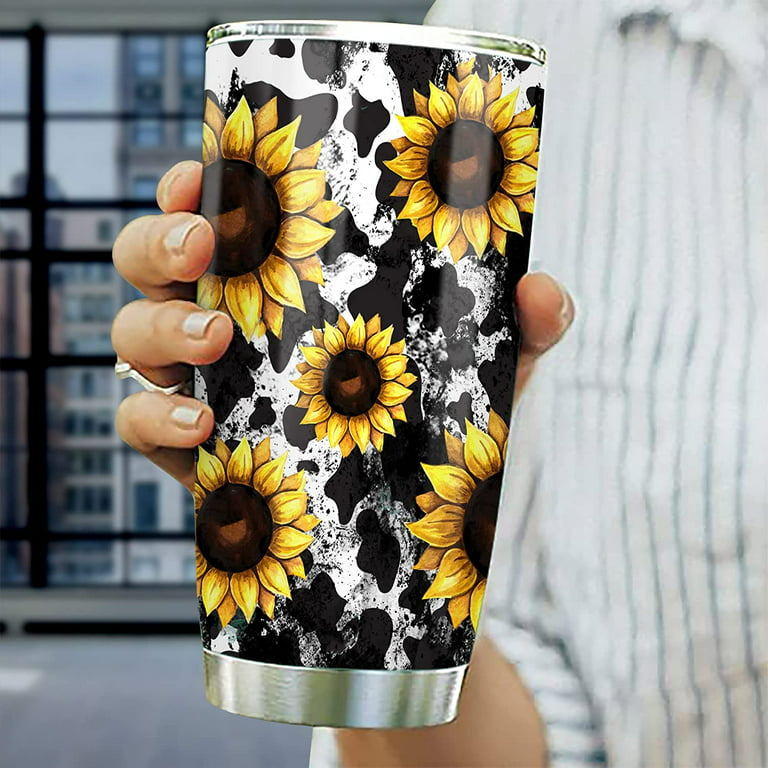 Personalized Daisy Tumbler For Women, Daisy Tumbler Cup Gifts For Her,  Daisy Gifts For Women, Daisy Tumbler Cup With Str