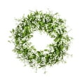 thumbnail image 2 of Oferta del Mes, Coronas de primavera para puerta de entrada exterior, bienvenida, planta de flores de verano, flor inmortal Akmoler, 2 of 9