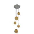 thumbnail image 2 of 308740SL-Kalco Lighting-Bridgeport - Three Light Semi-Flush Mount   Stainless Steel Finish, 2 of 2