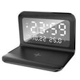 thumbnail image 2 of Despertador con carga inalámbrica y reloj de noche para dormitorio con despertador configurado para dormir en exceso, adecuado para adultos/adolescentes que duermen profundamente Akmoler, 2 of 9