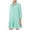 Mint Green, variant on Abtuhar Womens Plus Size Summer Dresses ,Womens Dresses Trendy,Women's Fashion Casual Summer Three-quarter Sleeve V-Neck Mini Dresses