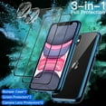 thumbnail image 4 of JETech 3 in 1 Case for iPhone 11 6.1-Inch, with 2-Pack Screen Protector and 2-Pack Camera Lens Protector, Full Coverage Tempered Glass Film, Shockproof Bumper Phone Cover (Navy), 4 of 7