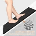thumbnail image 5 of Shower Mats for Showers Anti Slip for Elderly, 30'' x 17'' Non Slip Bath Mat for Inside Shower, Bath Tub Mats for Bathroom Non Slip for Shower, PVC Loofah Bathroom Mats, Black, 5 of 13