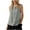 Wly-Gray, variant on Tank Tops for Women Button down Sleeveless Shirt Crew Neck Summer Casual Fashion Work Vests Fashion Cami Blouses