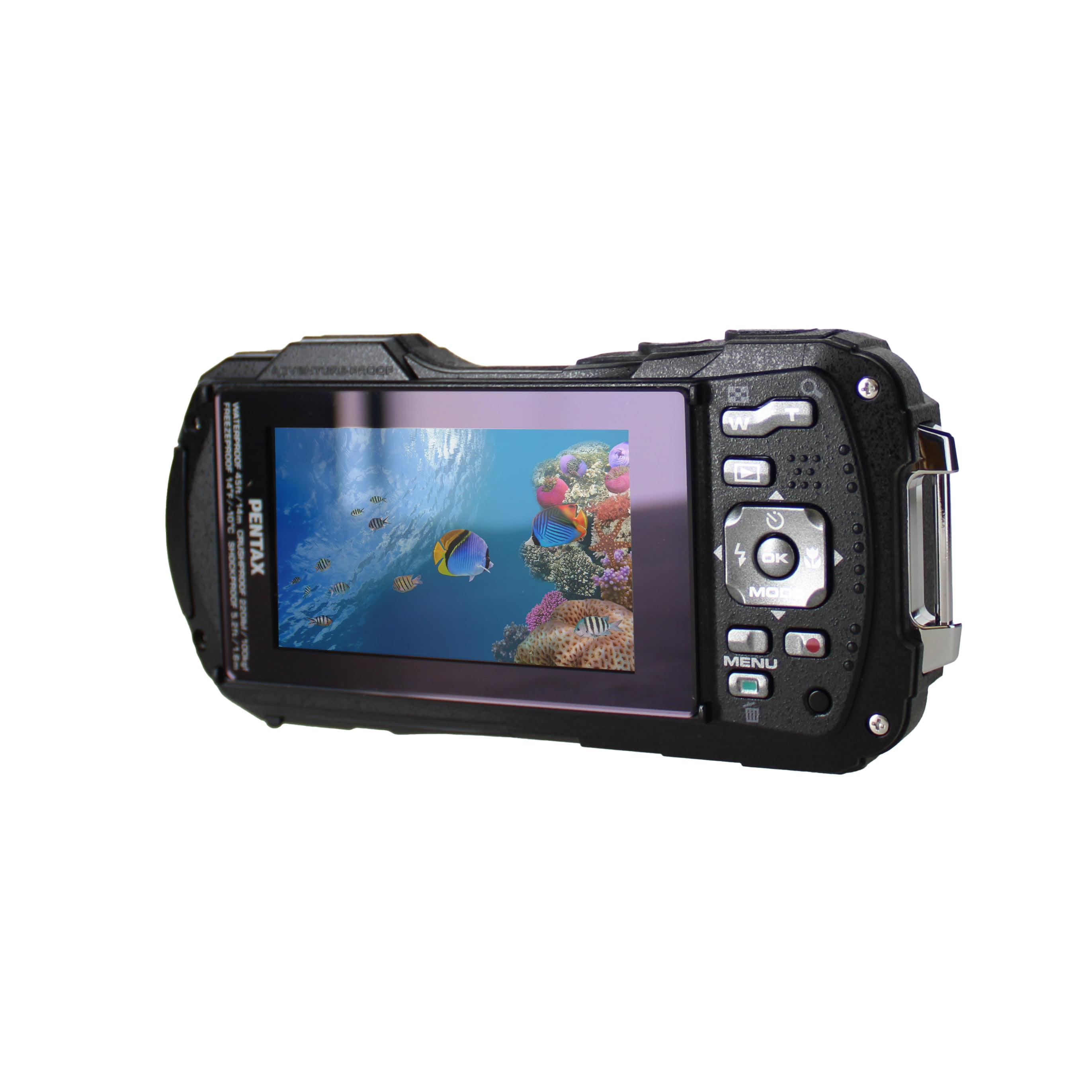 Ricoh Pentax WG-90 Waterproof, Shockproof, Dustproof, Freezeproof, Tough Digital Camera + More
