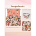 thumbnail image 6 of Deago Newborn Baby Girl Clothes Infant Romper Floral Suspender Dress Ruffle Sleeve Onesie Outfit Jumpsuit Headband Spring Summer, 6 of 9