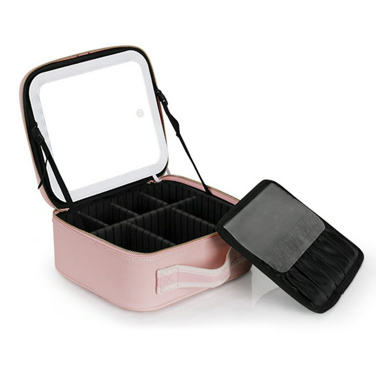 Cosmetic Bag LED Light Makeup Case Toiletry Organizer Bag Portable Travel  Bag