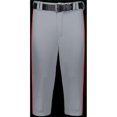 thumbnail image 1 of Adult Piped Diamond Series Culotte 2.0, Gris Baseball & Rouge Vrai - Petit, 1 of 1