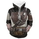 thumbnail image 1 of Star Wars The Mandalorian Hoodie Cosplay disfraz suéter abrigo chaqueta Pedro Pascal mandaloriano soldado Warrior Star Wars Propsudadera con capucha 2XXXL y Star Wars Deng Xun unisex, 1 of 2