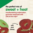 thumbnail image 4 of Tajin Gummy Candy Fruit Rings, Gummies with Chili and Lime Seasoning, Mild Spice, Gluten-Free and Vegan Snacks, Assorted Variety, Mango, Pineapple, Peach, Watermelon, Snack Size 12 Pack, 4 of 5