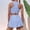 Sky Blue, variant on RTKFRFLM Girls 2-Piece Summer Outfit Fashionable Backless Tank Top and Matching Shorts Set Trendy Casual Stylish Playwear and Beach Outfits for Little and Big Girls Clothes