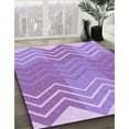 thumbnail image 2 of Ahgly Company Indoor Square Patterned Bright Lilac Purple Area Rugs, 5' Square, 2 of 6