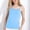 Light blue, variant on Women's Camisole Tank Top Solid Color Sleeveless Blouse Lightweight Casual Summer Camisoles by Yigetop Beige L