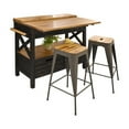 thumbnail image 3 of Yosemite Home Cassidy Kitchen Island / Black, 3 of 8
