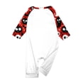 thumbnail image 4 of Halloween Family Pajamas Matching Sets Party Soft Two Piece Sets Pjs Family Jammies Long Sleeve Funny Novelty Pumpkin face Ghost Trendy Matching Holiday Pajamas Baby 9-12 Months, 4 of 4