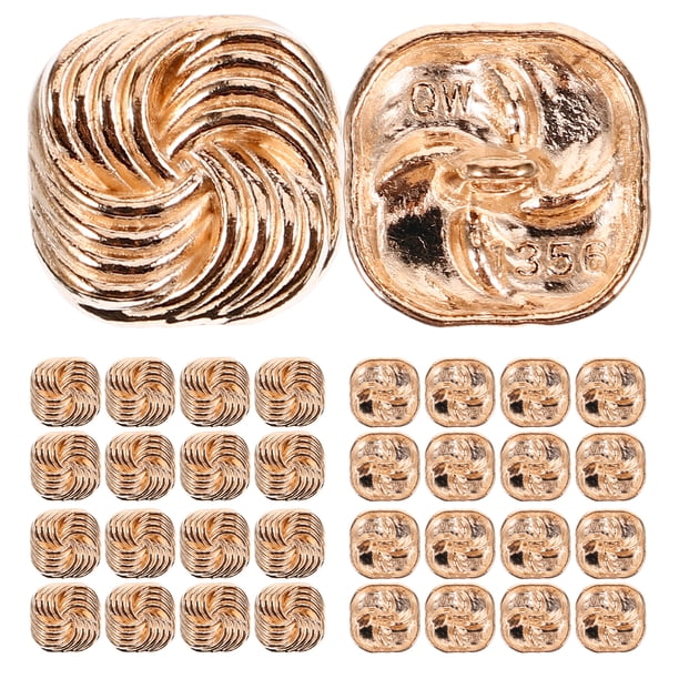 50 botones de costura multifunción para manualidades, pequeños botones para suéter, ropa y vestidos.