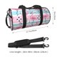 thumbnail image 2 of Easygdp Pink Striped Flamingo Bolsa de Viaje, Bolsa de Mano, Bolsa de Gimnasio, Bolsa de Equipaje para Viaje, 2 of 6