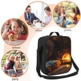 thumbnail image 5 of Lsque Cozy Tree Hole Cabin Lunch Bag Lunch Box for Women Men Reusable Insulated Lunch Tote Bag,Leakproof Thermal Cooler Sack Food Handbags Case High Capacity, 5 of 9