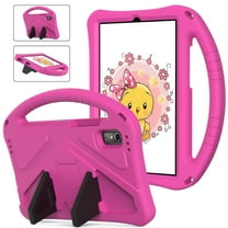 ELEHOLD Kids Friendly Case for Lenovo Tab M9 9" 2023 EVA Full Body Protective with Foldable Kickstand Handle Grip Shockproof Anti-Scratch Case for Lenovo Tab M9 2023 Release, Rose