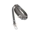 thumbnail image 4 of ZheElen Leather Strap With Metal Hooks Adjustable Length Best Crossbody Replacement For Handbags And Satchels Bags Strap Gray 90cm, 4 of 6