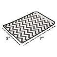 thumbnail image 2 of 100 Qty 5" x 7" Decorative Flat Paper Gift Bags - Black Chevron Pattern on White Kraft Bags - for Sales/Treats/Parties Cookies/Gifts - N'icePackaging, 2 of 8