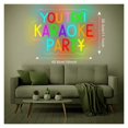 thumbnail image 3 of Letrero De Neón You Texs Keraoke Party Con Luz Regulable Por USB Para Bares, Cuevas De Hombres, Dormitorios, Fiestas, Decoración De Pared, 40.6cmx18.3cm, 3 of 6