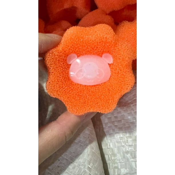 Bola de lavandería para lavadora, bola limpiadora de ropa, 4,5 cm, PVC sólido, descontaminación mágica, bola antienrollamiento para lavar ropa