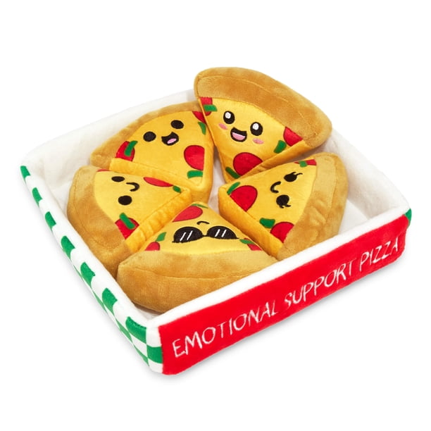 Plush Pizza ¿QUÉ MEMES? Pizza de apoyo emocional