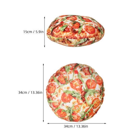 BESTYASH Plush Pizza Pillow Soft Simulation Food Cushion Stuffed Throw Pillow for Sofa and Home Decor