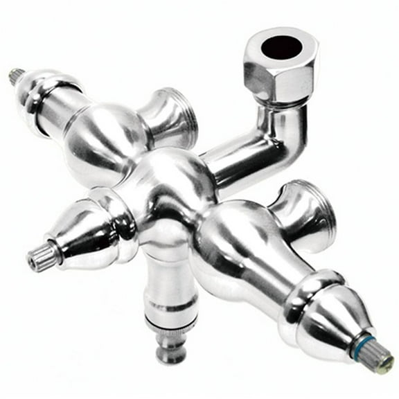 Kingston Brass Abt400-1 Down Spout Faucet Body Only - Polished Chrome Finish
