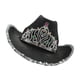 thumbnail image 4 of Disfraz de para Halloween Sombrero Vaquero para Mujer niñas disfraz accesorios festivo decoraciones,negro Sunnimix Sombrero de vaquero, 4 of 8