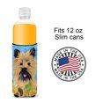thumbnail image 4 of Cairn Terrier in Summer Flowers Ultra Hugger for slim cans, 4 of 6