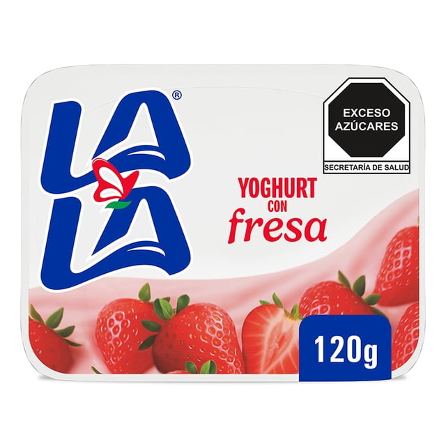 Yoghurt batido Lala con fresa natural y proteínas 120 g