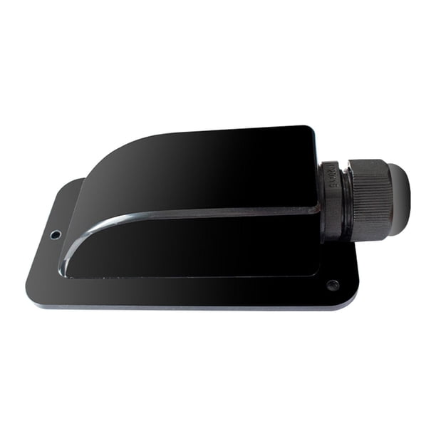 Entrada de cable doble/simple Glándula ABS impermeable Accesorios de coche Caja Panel apto para Agujero único negro