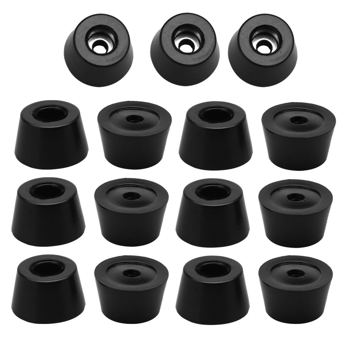 15pcs Rubber Feet Bumper Chair Leg Pad Protector with Metal Washer, D20x17xH12mm Walmart Canada